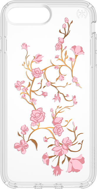 Speck Goldenblossoms Presidio + Print Case - iPhone 6s Plus/7 Plus/8 Plus - Clear